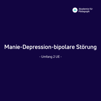 Manie-Depression-bipolare Störung